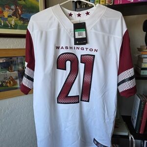NFL Washington Men's White and Maroon Jersey